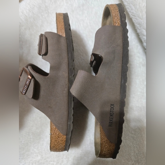 Birkenstock Arizona Birkibuc Sandals Size 42 GUC - Picture 4 of 11